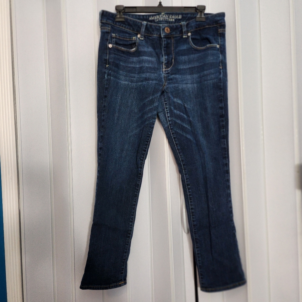 American Eagle Low Rise Y2K Skinny size 14 Short EUC
